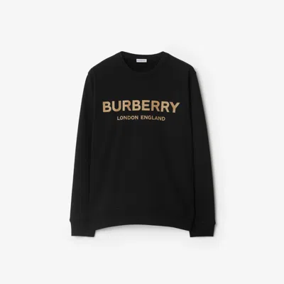 BURBERRY BURBERRY LOGO COTTON SWEATSHIRT