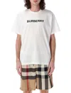 Burberry Oversized T-shirt That Sports The House Logo On The Front