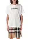 Burberry Oversized T-shirt That Sports The House Logo On The Front
