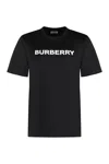 Burberry Cotton T-shirt In Black