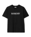 Burberry Frankie Logo Graphic T-shirt In Black