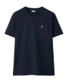 Burberry Ekd Cotton T-shirt In Black