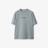 Burberry Logo Cotton T-shirt In Gale