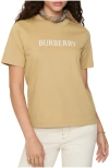 Burberry Logo Cotton T-shirt In Multi
