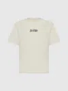 Burberry Jersey T-shirt With Archival Distressed Logo In Neutrals
