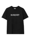Burberry Frankie Logo-print Short-sleeve T-shirt In Black