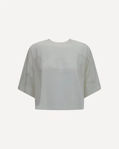 Burberry Logo Cotton T-shirt In Gray