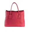 Burberry Logo Details Handbag In Red