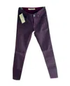 Burberry Logo Details Skinny Jeans In Red