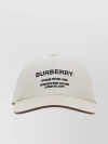 BURBERRY LOGO EMBROIDERED COTTON CAP