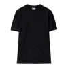 Burberry Ekd Cotton T-shirt In Black