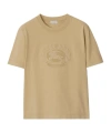 Burberry Oak Leaf Crest Ekd T-shirt In Nude