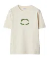 Burberry Women's Mc Sic Natural Flower Logo T-shirt In White