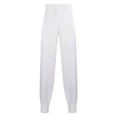 Burberry Logo Embroidered Knitted Track Pants In Multi