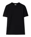 Burberry Ekd Cotton T-shirt In Black