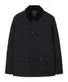 Burberry Logo-embroidered Padded Jacket In Black