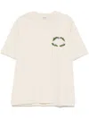 BURBERRY LOGO-EMBROIDERED T-SHIRT