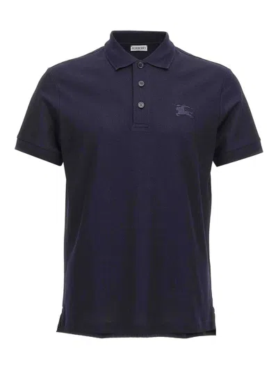 BURBERRY LOGO EMBROIDERY POLO SHIRT