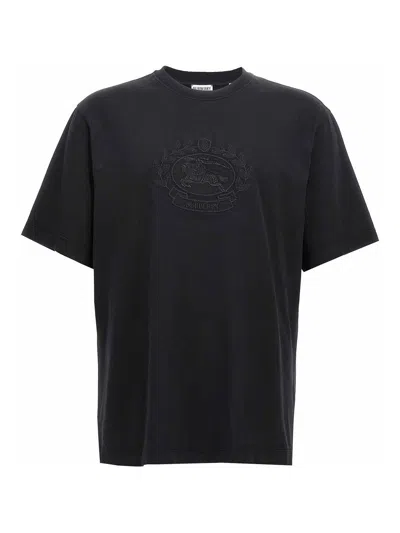 BURBERRY LOGO EMBROIDERY T-SHIRT