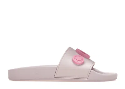 Pre-owned Burberry Logo Graphic Rubber Slide Pale Candy (women's) Sneakers In Pink