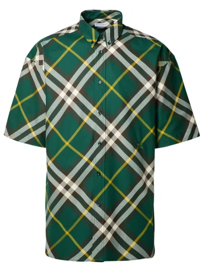 Burberry Logo In Green