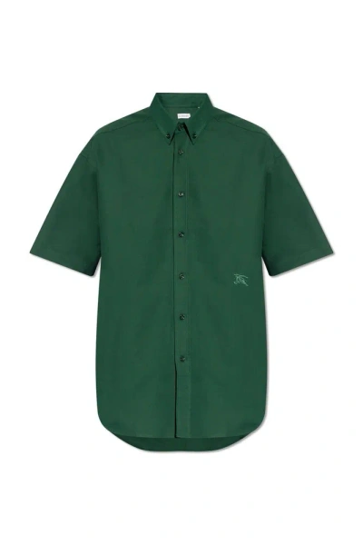 Burberry Logo In Green