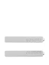 Burberry Logo Hair Clips In Silver