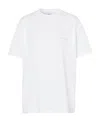 Burberry Logo Hot-stamped T-shirt In White