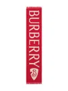 Burberry Logo-jacquard Scarf In Red
