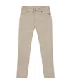 Burberry Logo Jeans In Nude