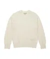Burberry Logo Knitted Pullover In White