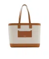 Burberry Logo Medium Handbag In Brown
