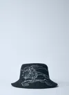 Burberry Men Logo Motif Bucket Hat In Black