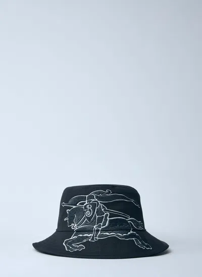BURBERRY LOGO MOTIF BUCKET HAT