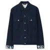 Burberry Denim Jacket With Chest Pockets And Contrast Stitching