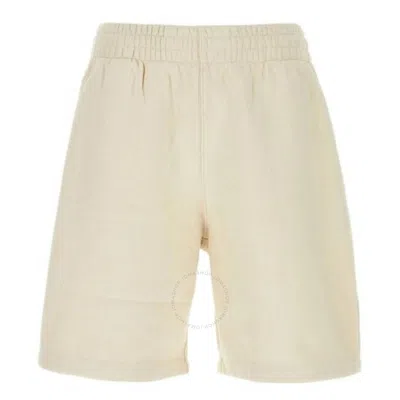 BURBERRY BURBERRY LOGO-PATCH COTTON SHORTS