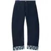 Burberry Cotton Jeans With Floral Print