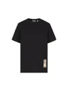Burberry Boy's Cedar Ekd Label Short-sleeve Cotton T-shirt In Nero