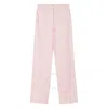 Burberry Logo-patch Flared Cotton Jeans In Pink