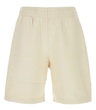 Burberry Logo-patch Knee-length Shorts In Soap