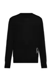 Burberry Mw-smt Sweatshirt In Black