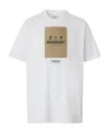 Burberry Logo Print Cotton Jersey T-shirt In White