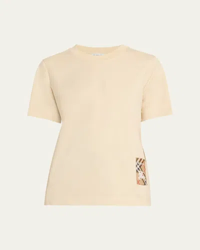 BURBERRY LOGO PATCH SHORT-SLEEVE T-SHIRT