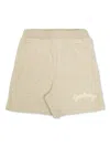 Burberry Logo-patch Shorts In Neutrals