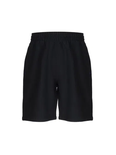 BURBERRY LOGO PATCH STRAIGHT-LEG SHORTS