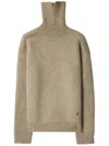 Burberry Beige Wool Blend Sweater In Neutrals