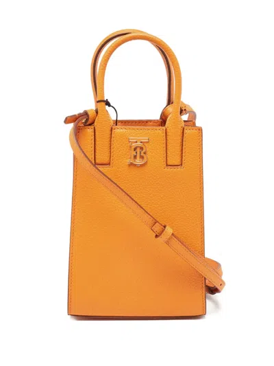 Pre-owned Burberry Logo-plaque Leather Cross Body Bag
