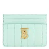 Burberry Logo Plaque Quilted Card Case