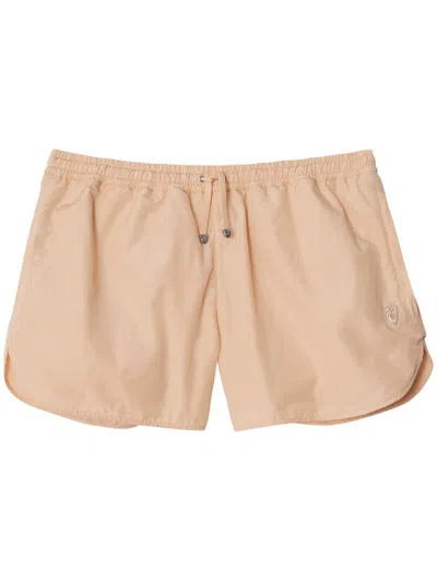 Burberry Skin Pink Nylon Blend Shorts In Neutral
