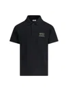 Burberry Polo Shirt In Black  